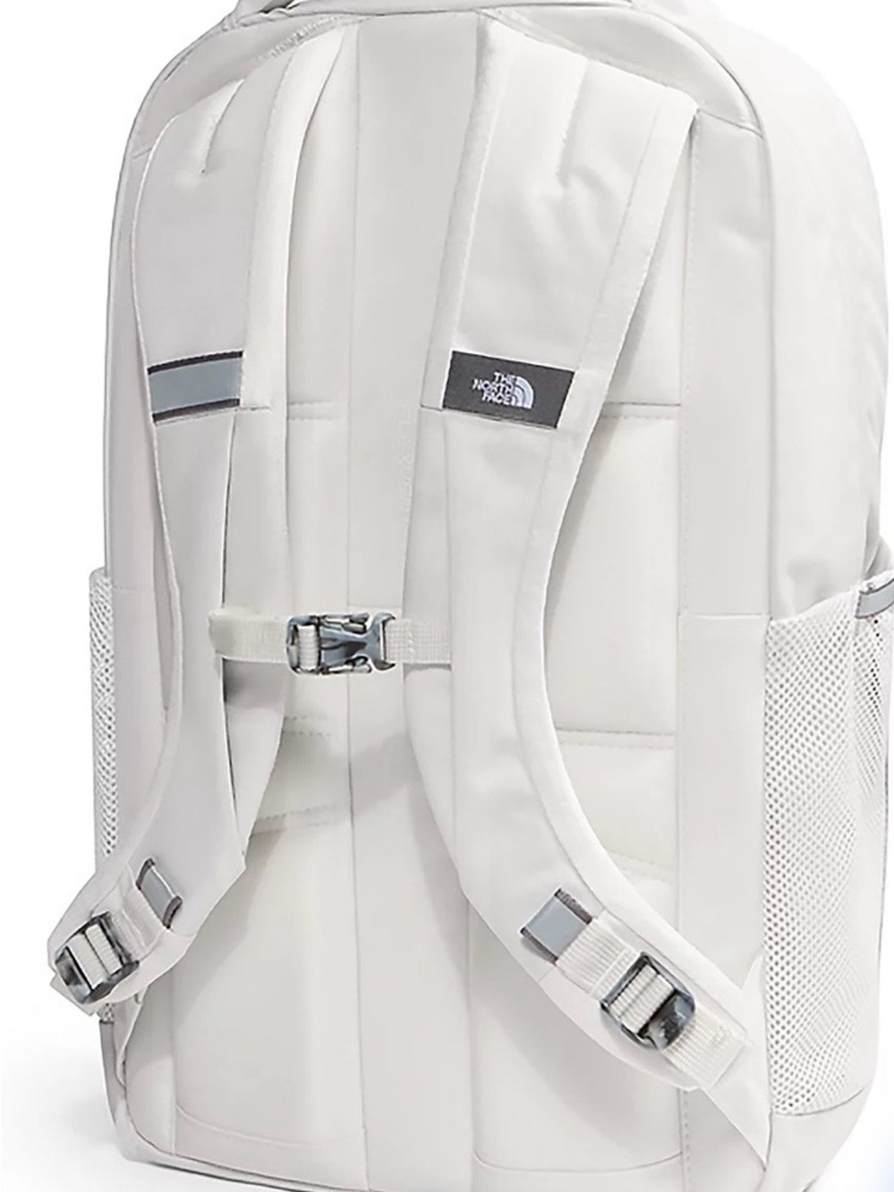 The North Face Jester Luxe Backpack Gardenia White Rose Gold Metallic Accents - Picture 2 of 6